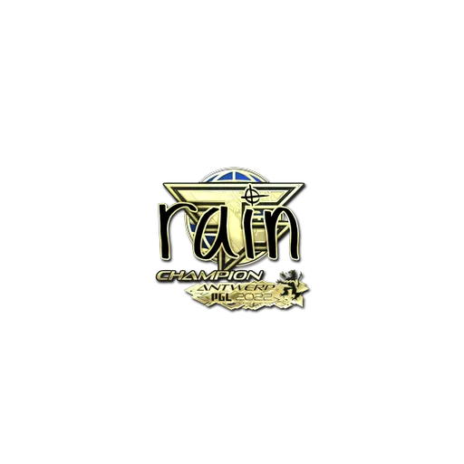 Sticker | rain (Gold, Champion) | Antwerp 2022