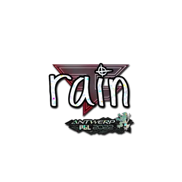 Sticker | rain (Glitter) | Antwerp 2022