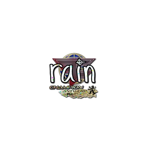 Sticker | rain (Glitter, Champion) | Antwerp 2022