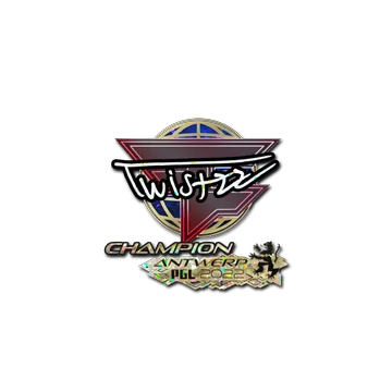 Sticker | Twistzz (Glitter, Champion) | Antwerp 2022