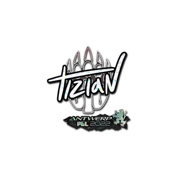 Sticker | tiziaN (Glitter) | Antwerp 2022