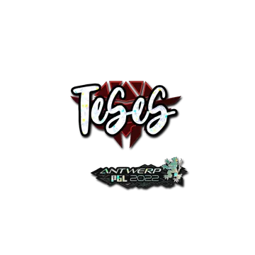 Sticker | TeSeS (Glitter) | Antwerp 2022