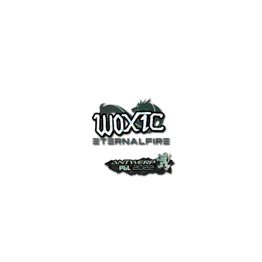 Наклейка | woxic (с блёстками) | Антверпен-2022