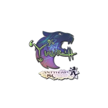 Sticker | yuurih (Holo) | Antwerp 2022
