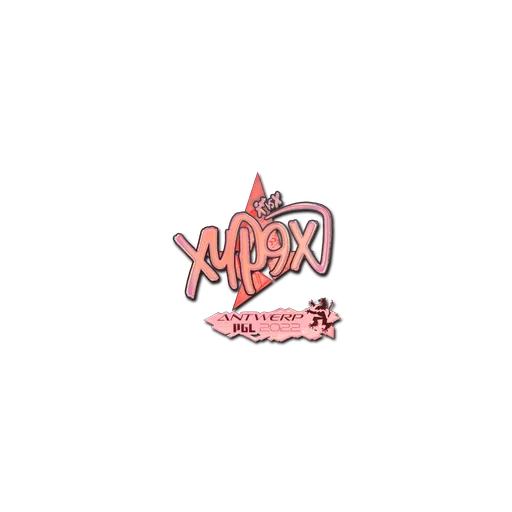 Наклейка | Xyp9x (голографическая) | Антверпен-2022
