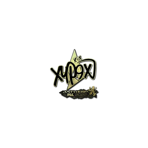 Sticker | Xyp9x (Gold) | Antwerp 2022