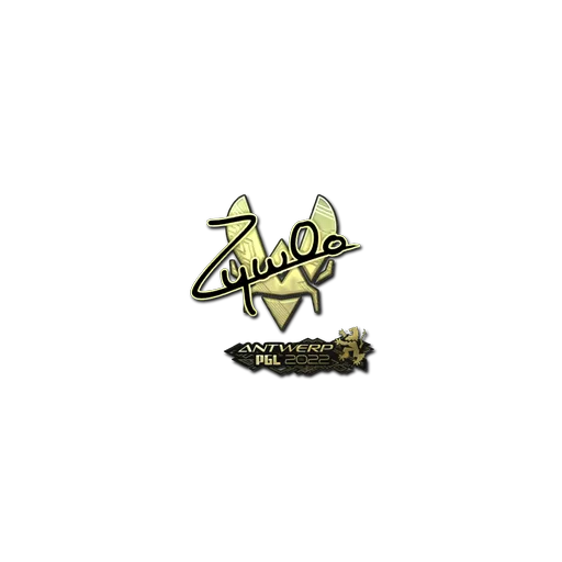 Sticker | ZywOo (Gold) | Antwerp 2022