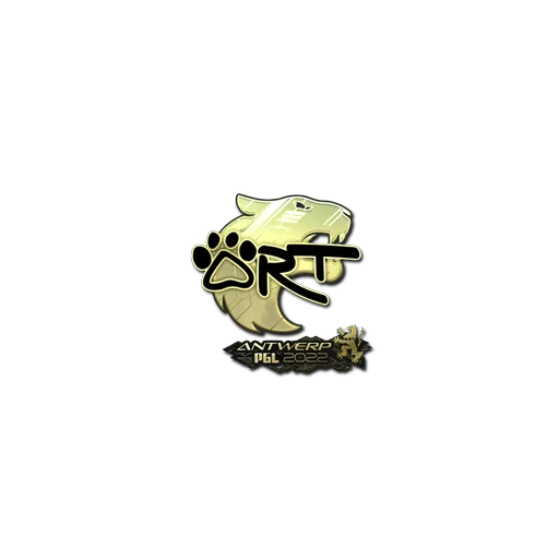 Sticker | arT (Gold) | Antwerp 2022