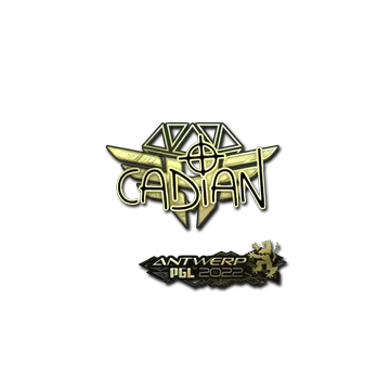 Sticker | cadiaN (Gold) | Antwerp 2022