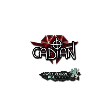 Sticker | cadiaN (Glitter) | Antwerp 2022