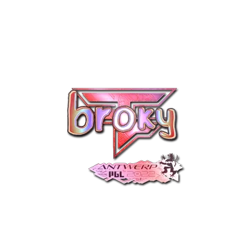 Sticker | broky (Holo) | Antwerp 2022