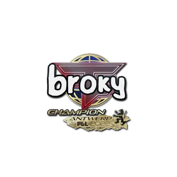 Sticker | broky (Champion) | Antwerp 2022