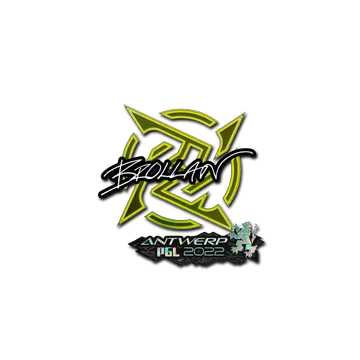 Sticker | Brollan (Glitter) | Antwerp 2022