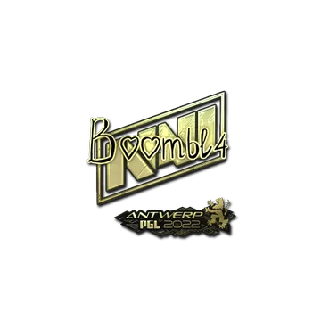 Sticker | Boombl4 (Gold) | Antwerp 2022