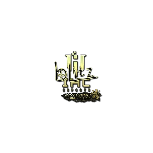 Sticker | bLitz (Gold) | Antwerp 2022