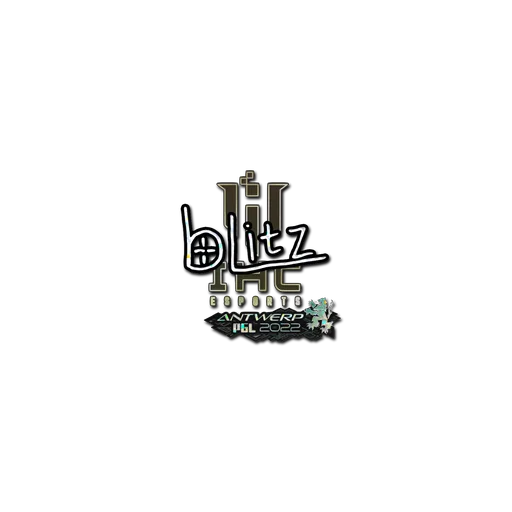 Наклейка | bLitz (с блёстками) | Антверпен-2022