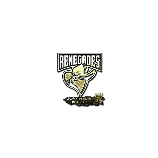 Наклейка | Renegades (золотая) | Антверпен-2022