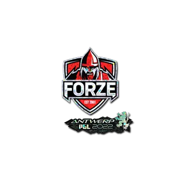 Наклейка | forZe eSports (с блёстками) | Антверпен-2022