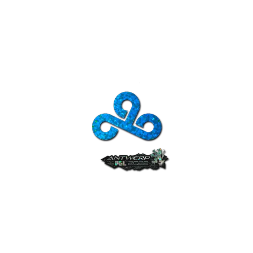 Наклейка | Cloud9 (с блёстками) | Антверпен-2022