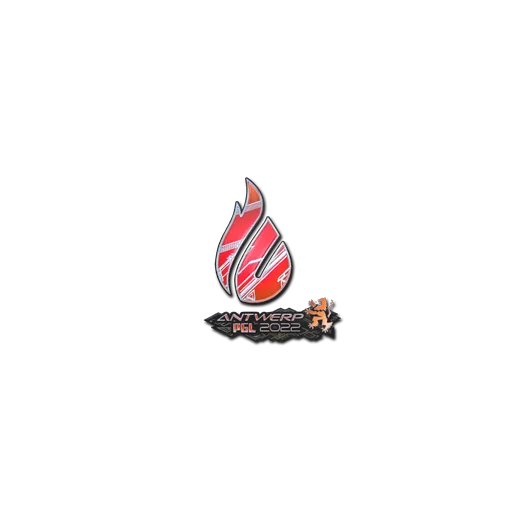 Наклейка | Copenhagen Flames (голографическая) | Антверпен-2022