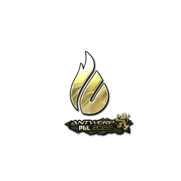 Sticker | Copenhagen Flames (Gold) | Antwerp 2022