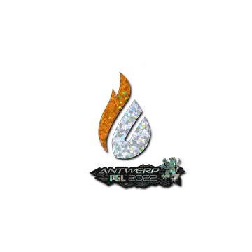 Sticker | Copenhagen Flames (Glitter) | Antwerp 2022