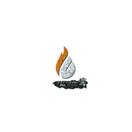Sticker | Copenhagen Flames (Glitter) | Antwerp 2022