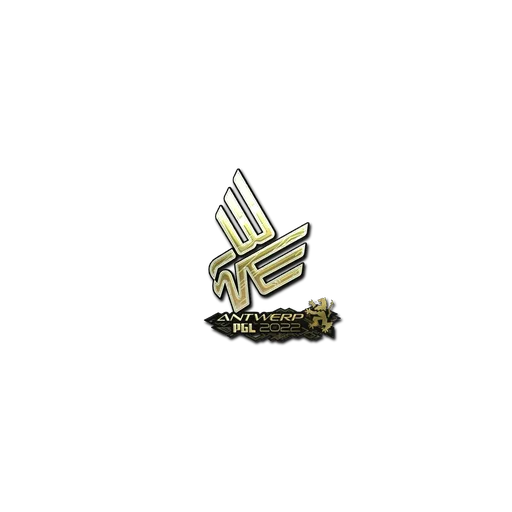 Наклейка | Bad News Eagles (золотая) | Антверпен-2022