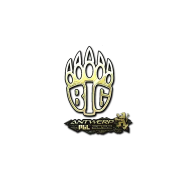 Sticker | BIG (Gold) | Antwerp 2022