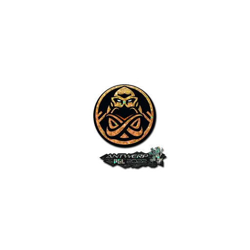 Наклейка | ENCE (с блёстками) | Антверпен-2022