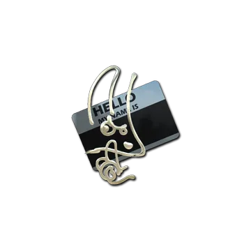 Sticker | Hello M4A1-S (Gold)