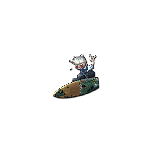 Sticker | Fire Serpent Surf K (Foil)