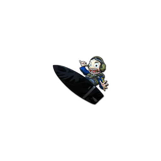 Sticker | Dark Water Surf Ava (Foil)