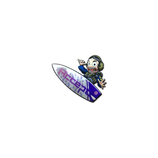 Sticker | Akihabara Accept Surf Ava (Foil)