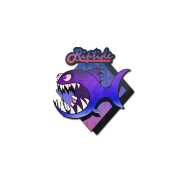 Sticker | Purple Jaggyfish