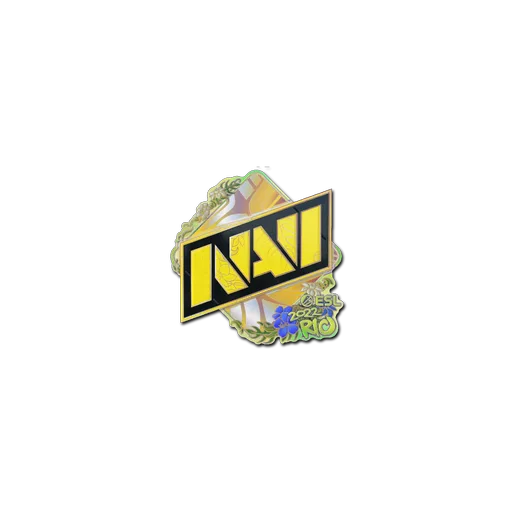 Наклейка | Natus Vincere (голографическая) | Рио-2022
