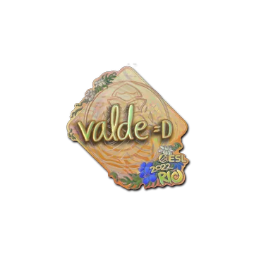 Sticker | v4lde (Holo) | Rio 2022
