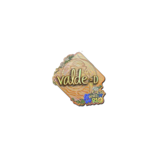 Sticker | v4lde (Holo) | Rio 2022