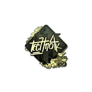 Sticker | Techno4K (Gold) | Rio 2022