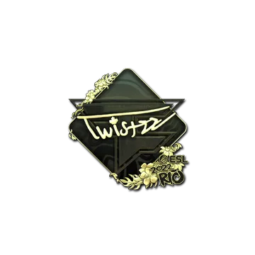Sticker | Twistzz (Gold) | Rio 2022