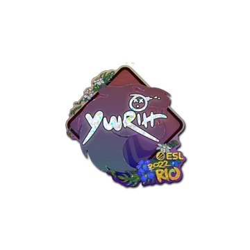 Sticker | yuurih (Glitter) | Rio 2022