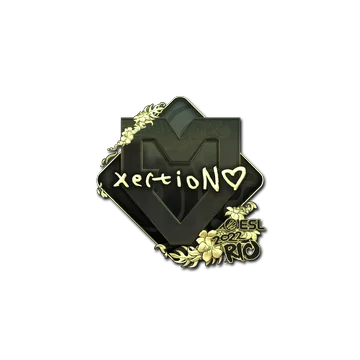 Sticker | xertioN (Gold) | Rio 2022