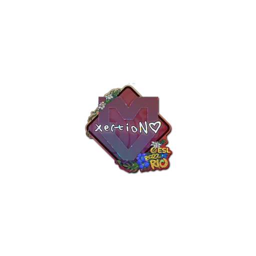 Наклейка | xertioN (с блёстками) | Рио-2022