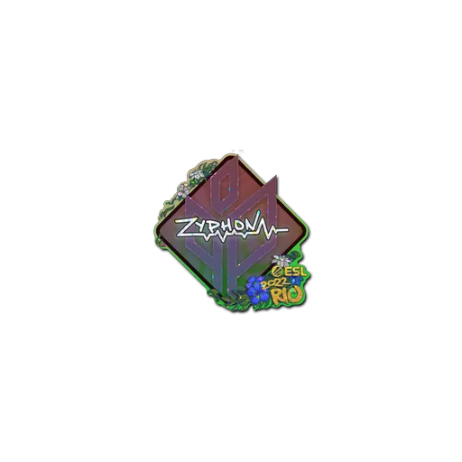 Наклейка | Zyphon (с блёстками) | Рио-2022