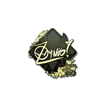 Sticker | ZywOo (Gold) | Rio 2022