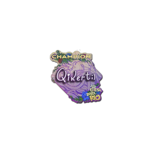 Sticker | qikert (Champion) | Rio 2022