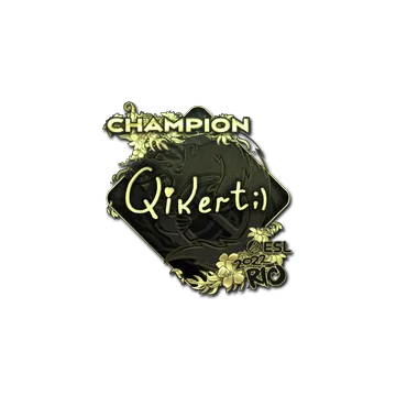 Sticker | qikert (Gold, Champion) | Rio 2022