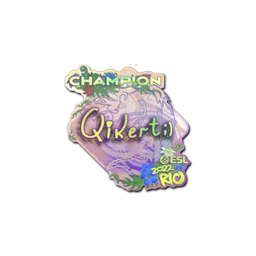 Sticker | qikert (Holo, Champion) | Rio 2022