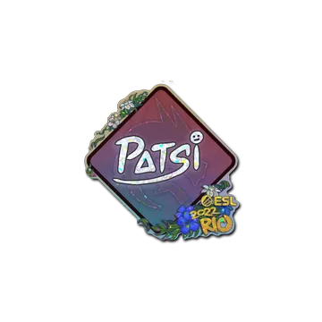 Sticker | Patsi (Glitter) | Rio 2022