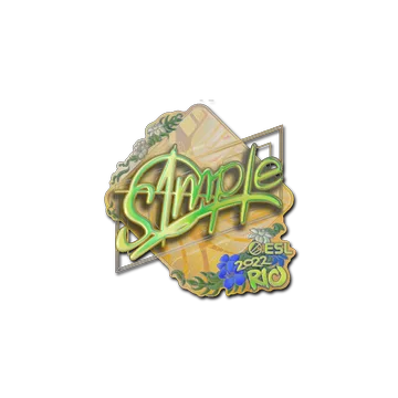 Sticker | s1mple (Holo) | Rio 2022